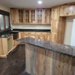 Natural Stone Granite Worktop, Dark Brown, 240 x 63 x 2cm