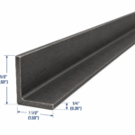 Structural Steel 1 1/2" x 1 1/2" x 1/4" Angle Line