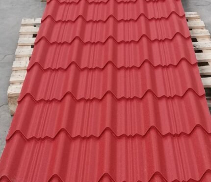 Standard 2m Corrugated Tile Red Roofing Sheet, 32 Gauge
