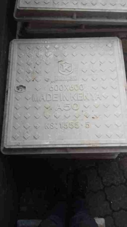 Kenbro 600x600mm Polymer Manhole Cover, Light-Medium Duty, Black