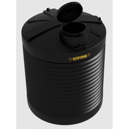 TopTank 3000L Cylindrical Water Tank, UV-Stabilized Polyethylene
