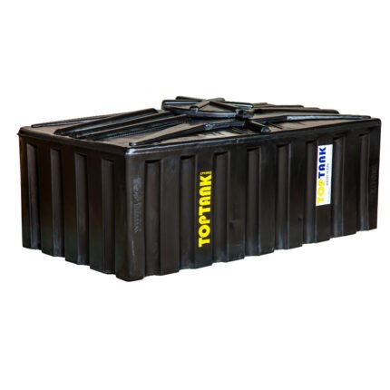 TopTank 850L Rectangular Loft Tank, Polyethylene, Black