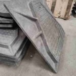 Resintuff B125 Triangular Manhole Cover, 700mm x 700mm, 12.5 Ton Composite