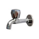Long Extended Bib Tap 14cm Round Handle