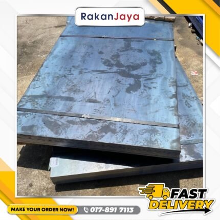 Standard Black Mild Steel Sheet 8ft x 4ft x 1.0mm (14 Gauge)