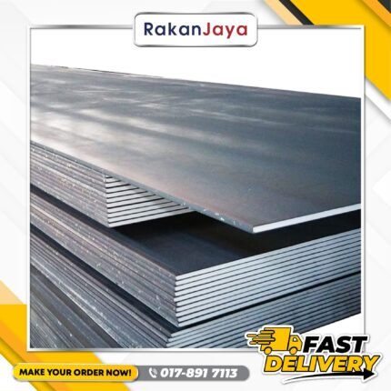 Standard Black Mild Steel Sheet, 8ft x 4ft, 1.0mm (18 Gauge)