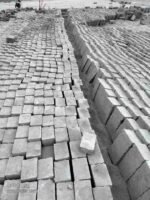 Machine Cut 6 x 6 Inches Building Stones, Natural Tuff Masonry Blocks