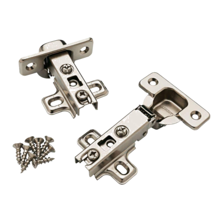 Malpha Hydraulic Soft-Close Hinges, 35mm Cup, Full Overlay Steel