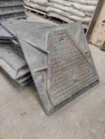 Resintuff 700mm x 700mm Triangular Manhole Cover, 25 Ton Rating