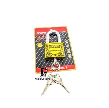 Mindy 100mm Top Security Padlock, Hardened Steel, Anti-Theft