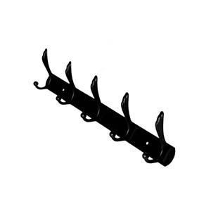 N177 5 Hooks Double Sided Black