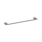Stainless Steel 600mm Single Towel Rail, Wall Mounted, Chrome Finish