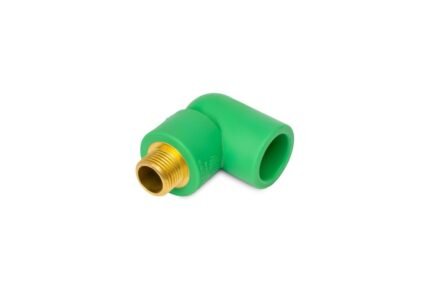 Standard PPR 20mm x 1/2 Inch Male Adapter Elbow, PN25 Pressure Rated