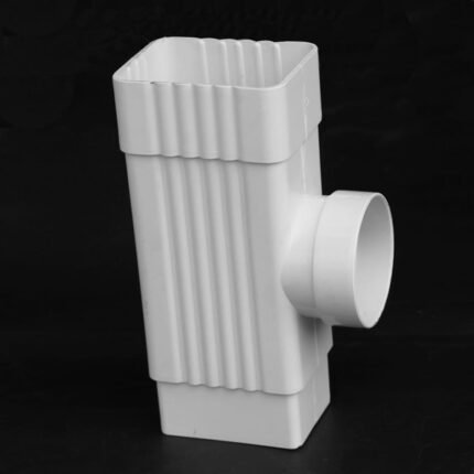 Standard 3 Inch Gutter Tee, PVC Rainwater Junction