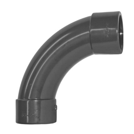 Standard uPVC 4-Inch Waste Bend, 90-Degree, Solvent Weld