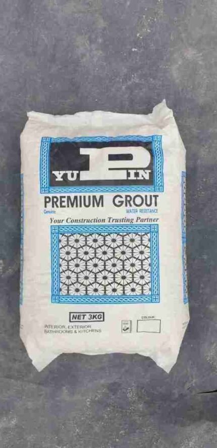 Premium Tile Grout 3kg Cementitious Joint Filler