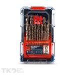 Bosch HSS-Co 25-Piece Cobalt Drill Bit Set, 1mm-13mm, DIN 338