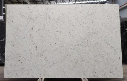 Natural Stone Creamy White Granite Slab, 20mm Polished Finish