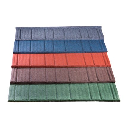 Tactile Classic Stone Coated Steel Roofing Tile, Azure Shade, 0.4mm Gauge