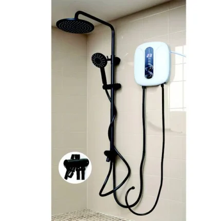 SHOWER + HEATER WITH IN BUILT PUMP