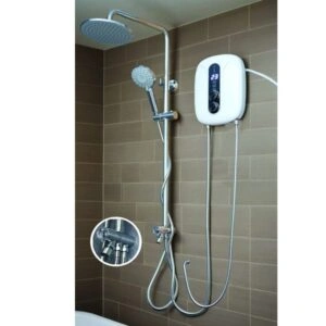 SHOWER + HEATER WITH IN BUILT PUMP