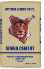 Simba 32.5R Portland Pozzolana Cement, 50kg Bag