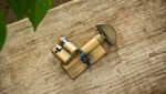 Standard 62mm Cylinder Lock, Antique Copper Finish, Euro Profile