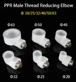 PPR Male Adapter Elbow 20mm x 3/4 Inch Threaded Fitting