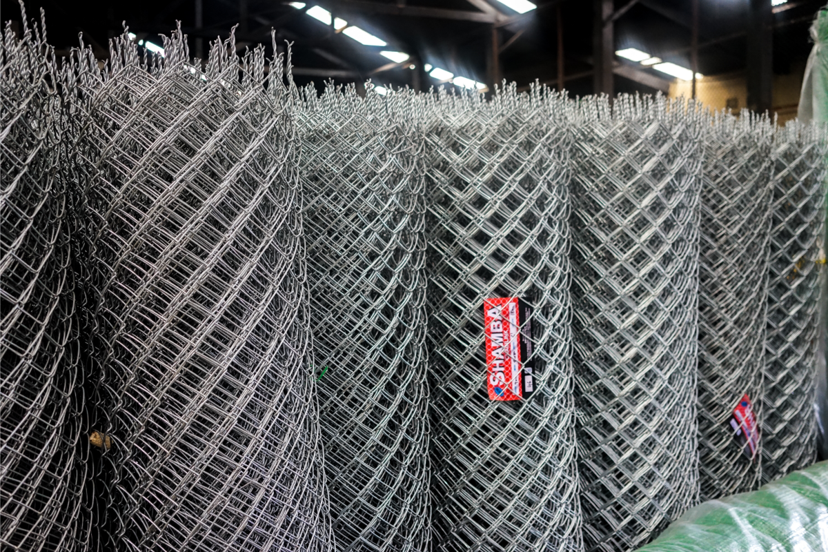 Shamba 14 Gauge Chain Link 10ft Height 65x65mm Mesh Shamba 14 Gauge Chain Link 10ft Height 65x65mm Mesh