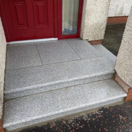 Natural Stone Beige Polished Granite Step 120x33cm & Riser 120x15cm