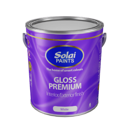 Solai Super Gloss Premium Paint, 1L, Cool Colours