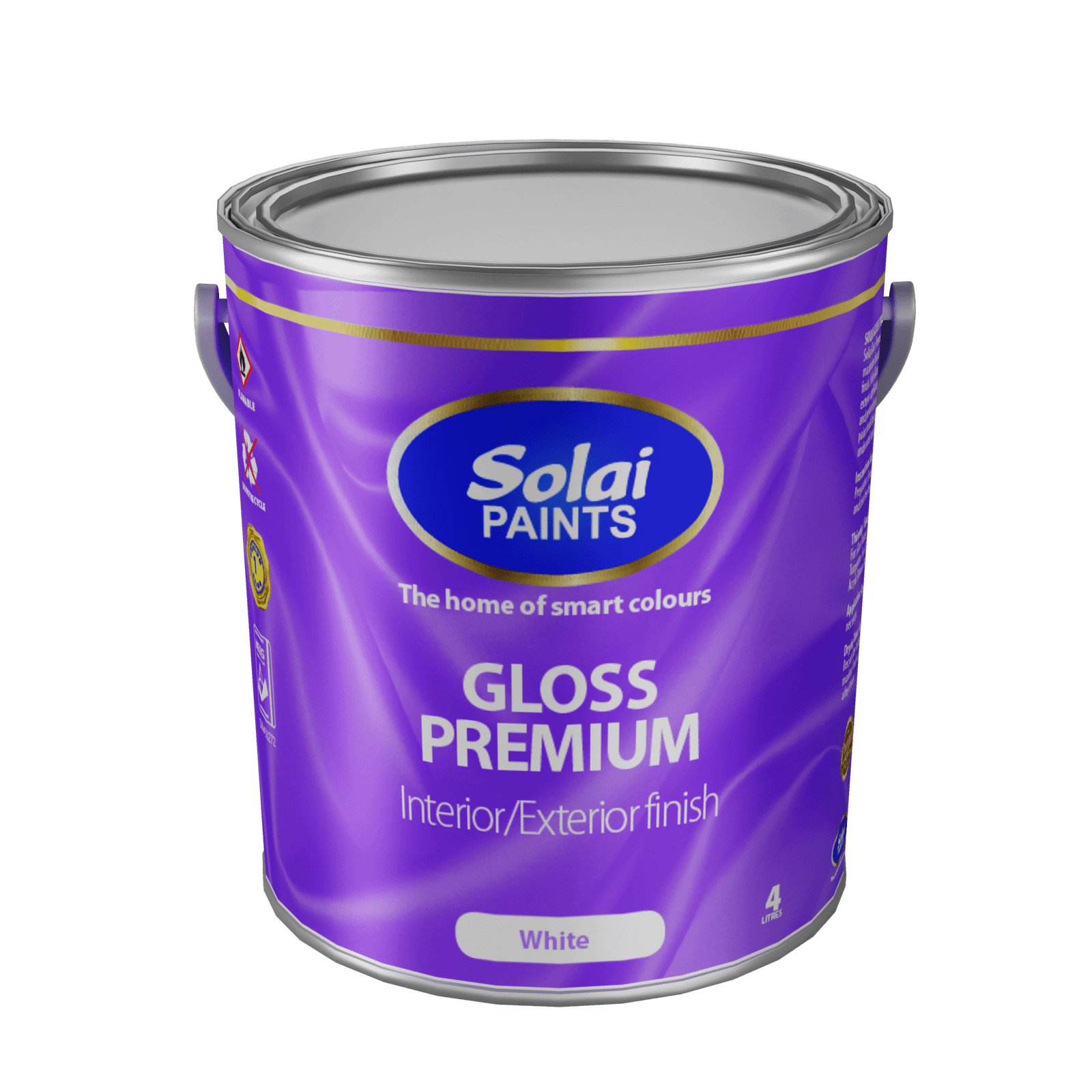 Solai Super Gloss Premium Paint, 1L, Cool Colours Solai Super Gloss Premium Paint, 1L, Cool Colours