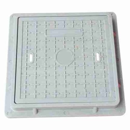 Resintuff Fiber Manhole Cover, 450mm x 600mm, B125 Load Rated