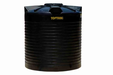 TopTank 6000 Litre Cylindrical Water Storage Tank, UV-Stabilized Polyethylene