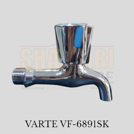 Standard Chrome Long Neck Wall Type Bib Tap, 1/2" BSP Thread