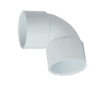 Standard uPVC 4-Inch Waste Bend, 90-Degree, Solvent Weld
