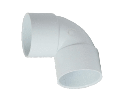 Standard uPVC 4-Inch Waste Bend, 90-Degree, Solvent Weld
