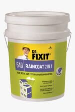 Dr. Fixit Raincoat Exterior Waterproof Coating, Elastomeric Crack Bridging