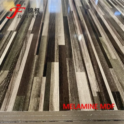 Standard 18mm MDF Laminated Board, African Wenge, 2440 x 1220mm