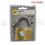 Yale 70mm Brass Padlock, Hardened Steel Shackle