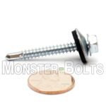 Standard 50mm Self-Drilling Roofing Screw with EPDM Washer