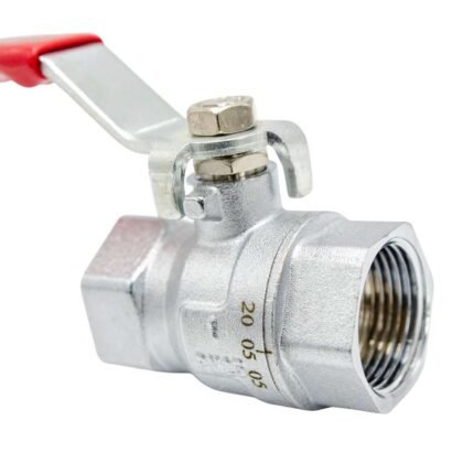 Pegler 1/2 Inch Brass Ball Valve, PN25 Full Bore, BSP Thread