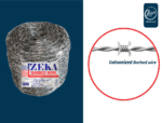 Standard 12.5 Gauge Barbed Wire, 180m Roll, Galvanized Steel