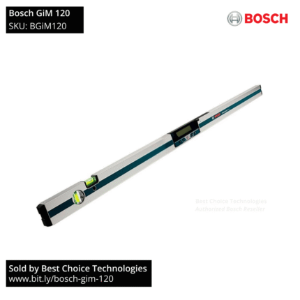 Bosch GIM 120 Professional Digital Inclinometer, 120cm, IP54, 0.05° Accuracy
