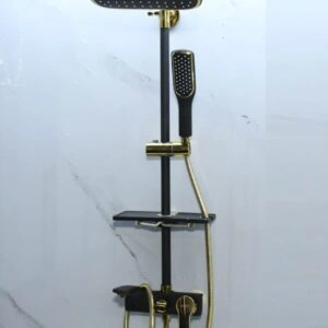 Brimix Shower Raiser Black Gold
