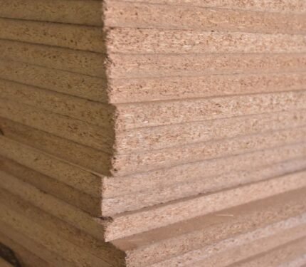 TradeGrade Black Cherry Particle Board, 8ft x 4ft, 18mm