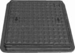 Trade Grade 24" x 18" Cast Iron Manhole Cover, Medium Duty