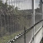 High-Security Ant-Climb Clear View Fence, 2.4m x 3.0m, 3mm Wire
