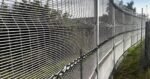 High-Security Ant-Climb Clear View Fence, 2.4m x 3.0m, 3mm Wire