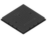 Cast Iron 350x500mm Grated Manhole Cover, Heavy-Duty Drainage - Image 2